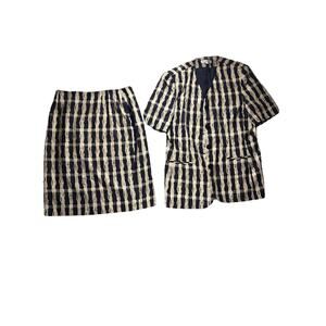 Preston & York Black & Beige Jumpsuit Romper Women's Size 14 Excellent